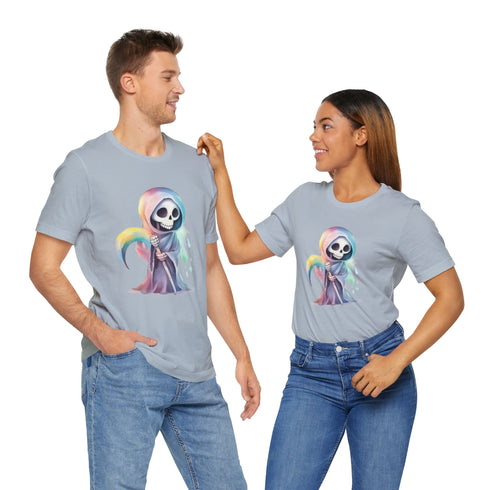 Cute Colorful Reaper - Short Sleeve Tee